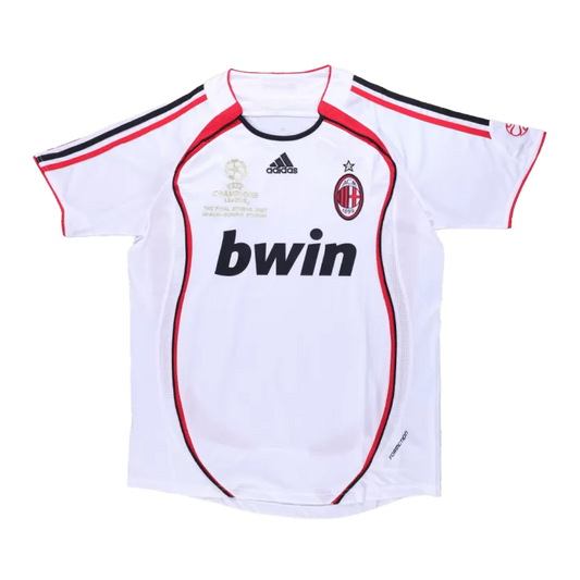 Camisola AC Milan 2006-07 Alternativa UCL KAKÁ #22 (Entrega Imediata)