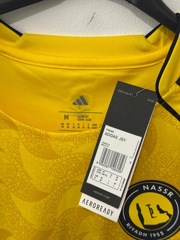 Camisola Al Nassr 2025-26 ENTREGA IMEDIATA Principal Ronaldo #7