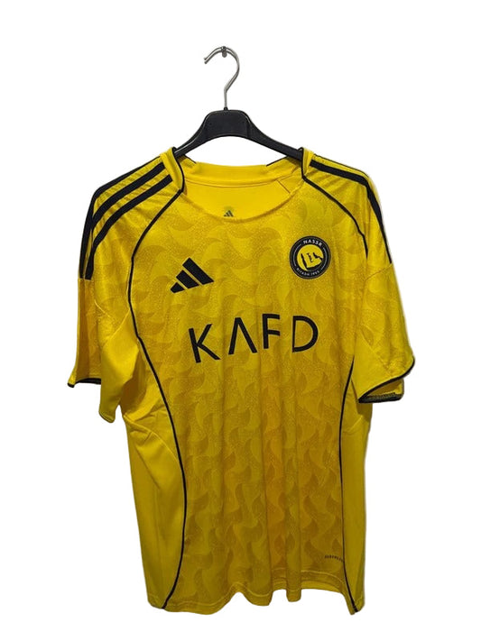 Camisola Al-Nassr 2025-26 Principal Versão Adepto Ronaldo #7 (Entrega Imediata)