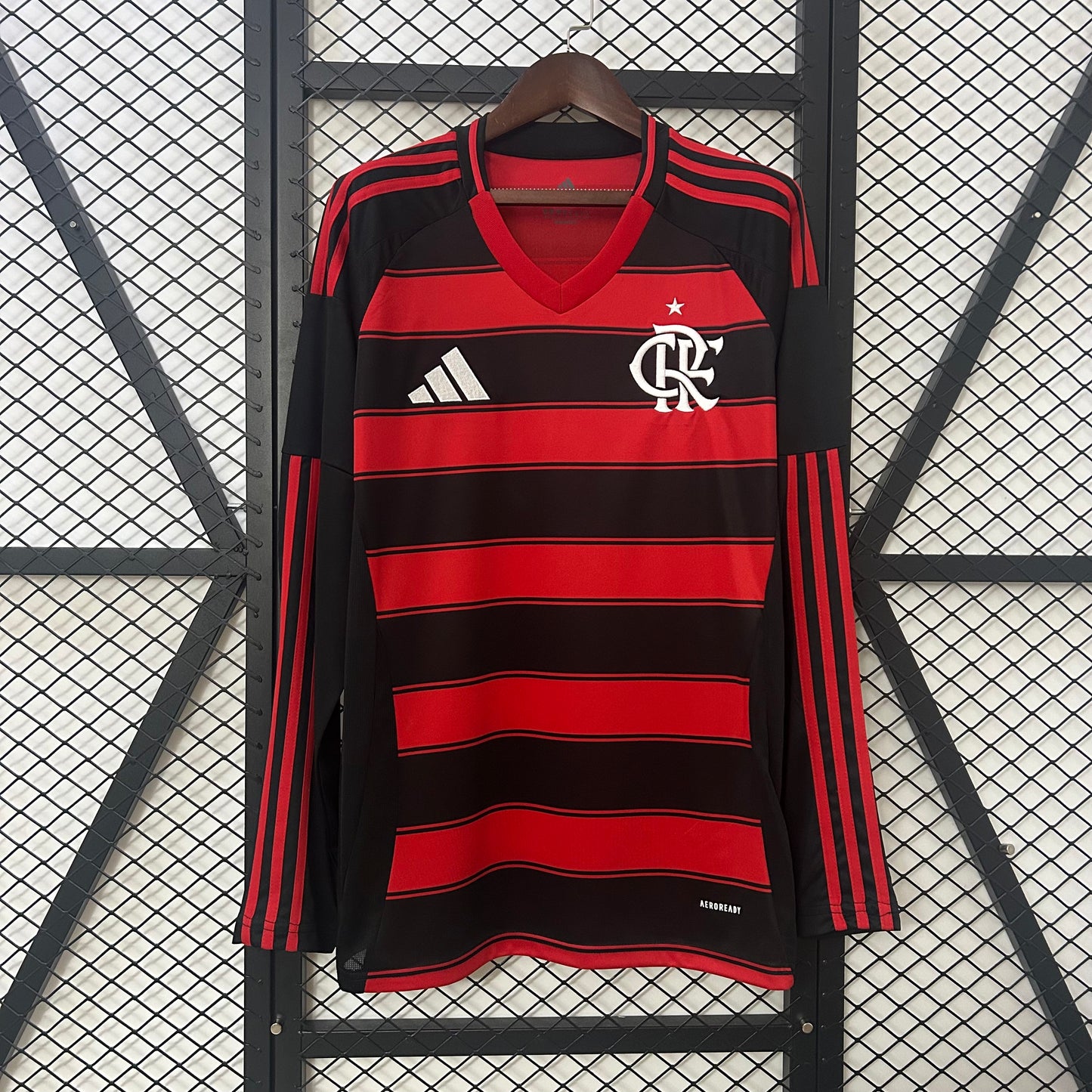 Camisola Flamengo 2025 Principal Manga Comprida
