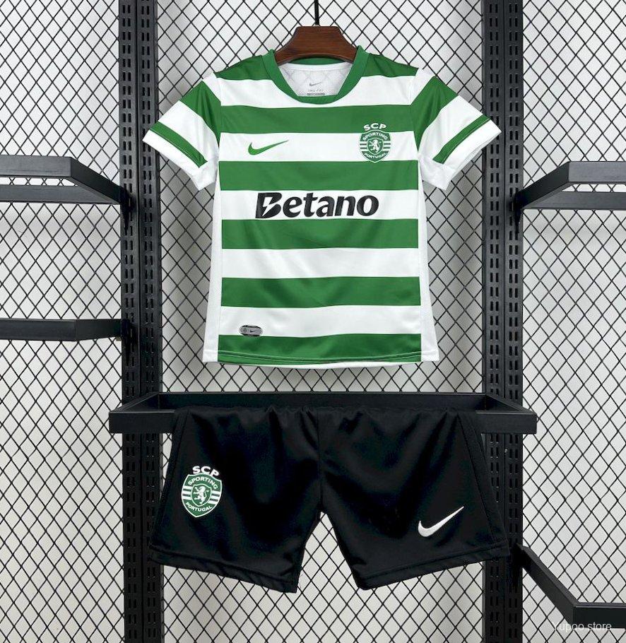 Kit Criança Sporting 2025-26 Principal ENTREGA IMEDIATA