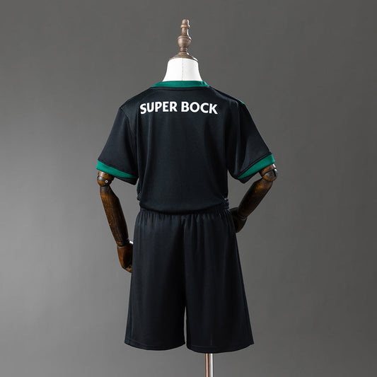 Kit Criança SCP 2025-26 Alternativo Verde (Entrega Imediata)