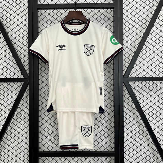 Kit Criança West Ham United 2025-26 Alternativo