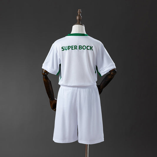 Kit Criança SCP 2025-26 Alternativo Branco (Entrega Imediata)