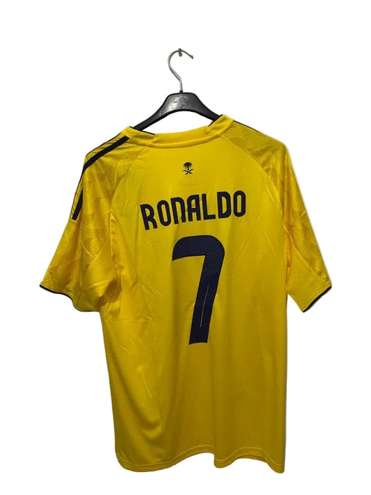 Camisola Al-Nassr 2025-26 Principal Versão Adepto Ronaldo #7 (Entrega Imediata)