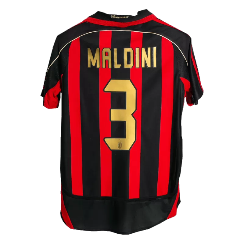 Camisola AC Milan 2006-07 MALDINI 3 Entrega Imediata