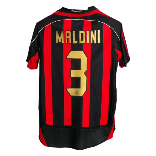 Camisola AC Milan 2006-07 MALDINI 3 Entrega Imediata