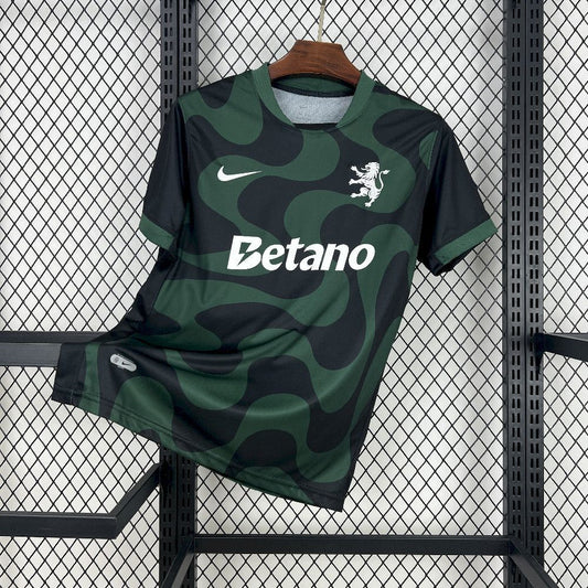 Camisola Sporting 2025-26 Alternativa Verde ENTREGA IMEDIATA