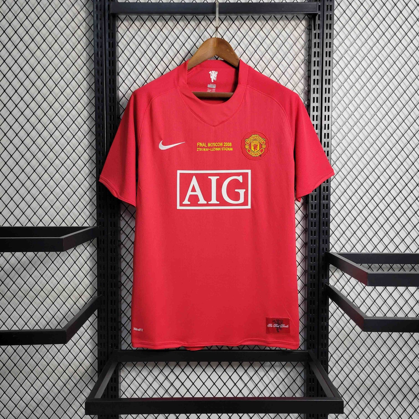 Camisola Manchester United 2007-08 Principal Ronaldo 7 Entrega Imediata
