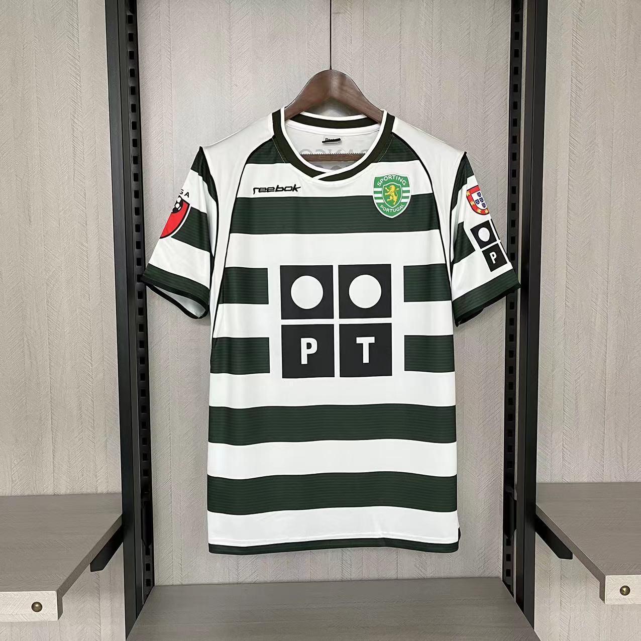 Camisola Sporting 2001-02 Principal C. RONALDO #28